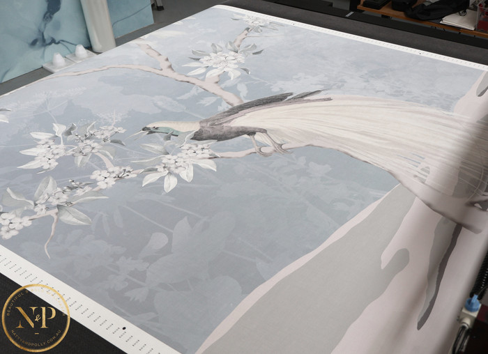 Mural - White Garden (Per Sqm)