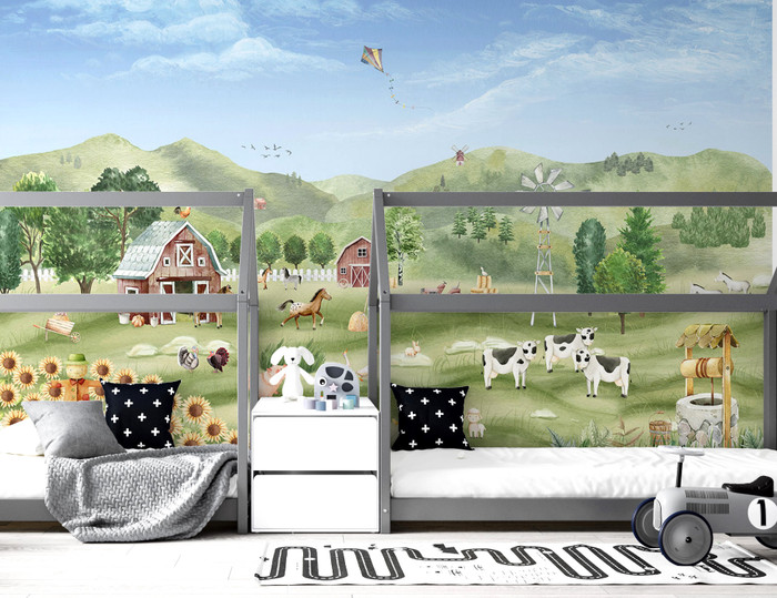 Mural - Farm Joy (Per Sqm)