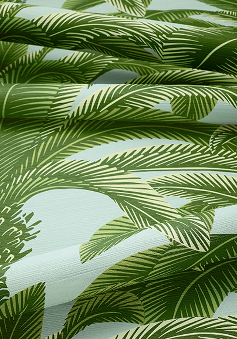 Queen Palm - Aqua / Green