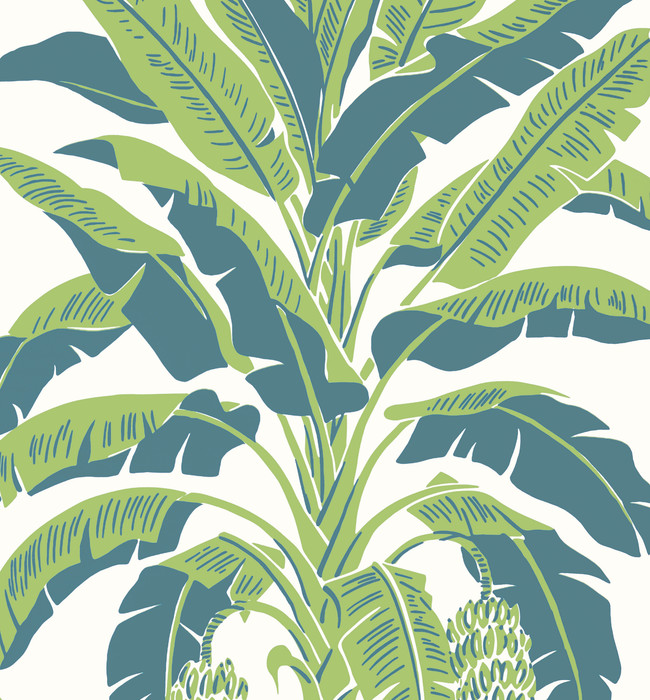 Banana Tree - Blue / Green