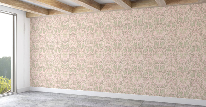 Mural - Amira Blush (Per Sqm)