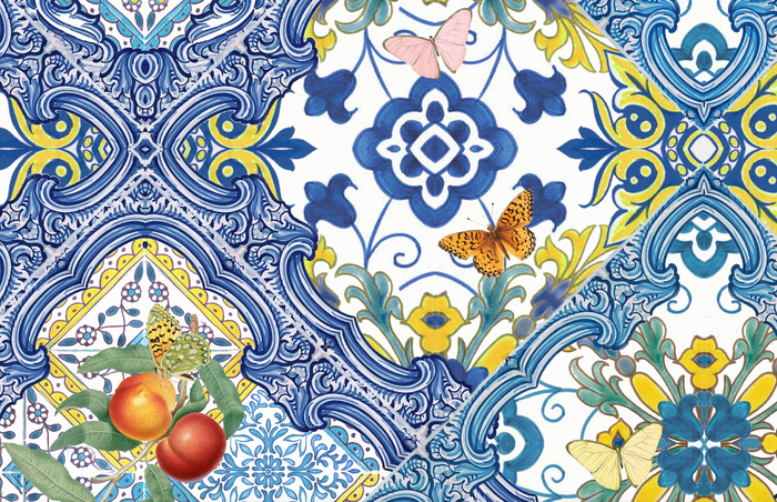 Mural - Sicilian Citrus Tiles (Per Sqm)