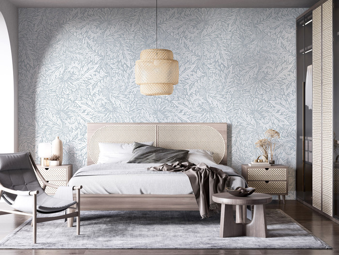 Mural - Wabi Sky Blue (Per Sqm)