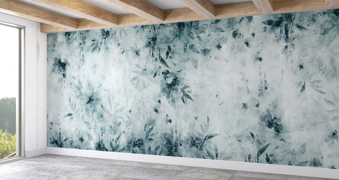 Mural - Spring Mist Blue (Per Sqm)