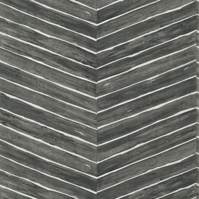 Wood Herringbone - Charcoal