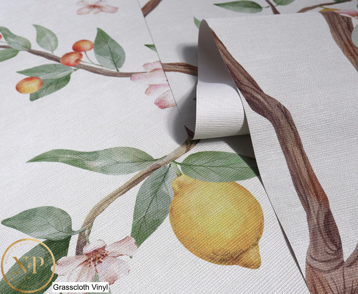 Mural - Lemon Tree Off White (Per Sqm)