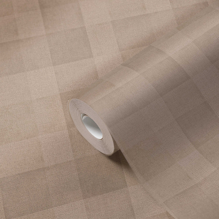 Pastel Check - Brown / Beige