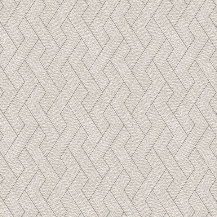 Grasscloth Geo - Soft Grey