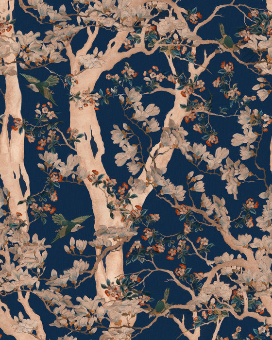 The Sacred Tree - Blue / Taupe