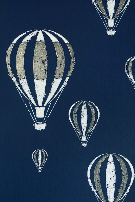 Hot Air Balloon - Midnight Blue