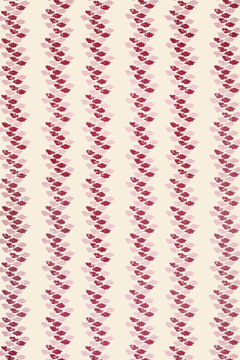 Oak Leaves - Red / Pink