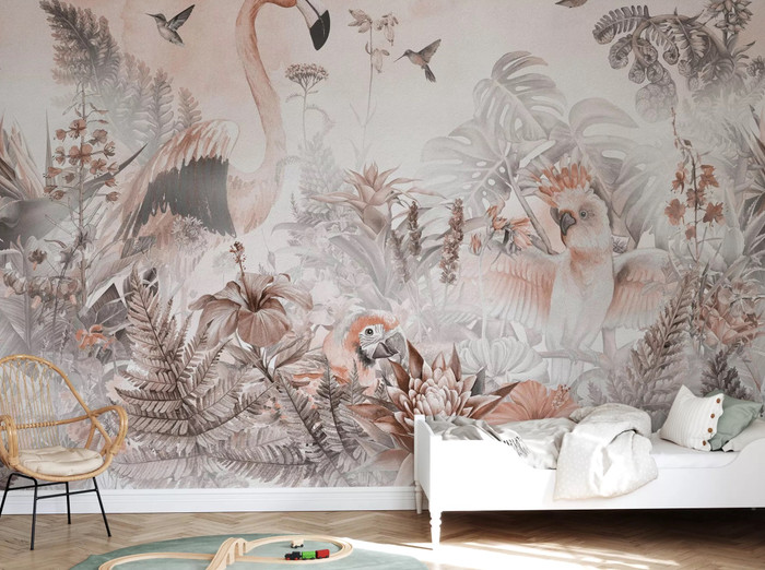 Mural - Giant Flamingo (Per Sqm)