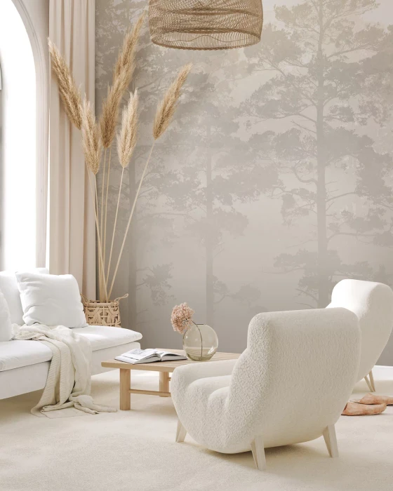 Mural - Misty Pine Beige (Per Sqm)
