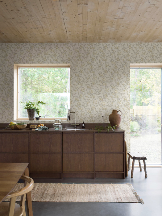 Forest Berries - Grey / Ochre