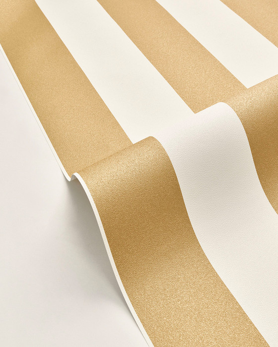 Wide Lines - Gold / White