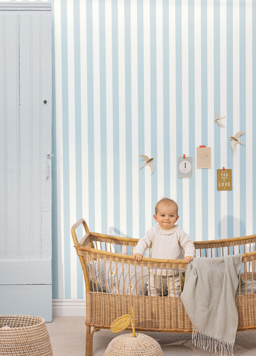 Little Lines - Soft Blue