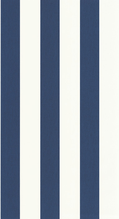 Linen Lines - Navy Blue