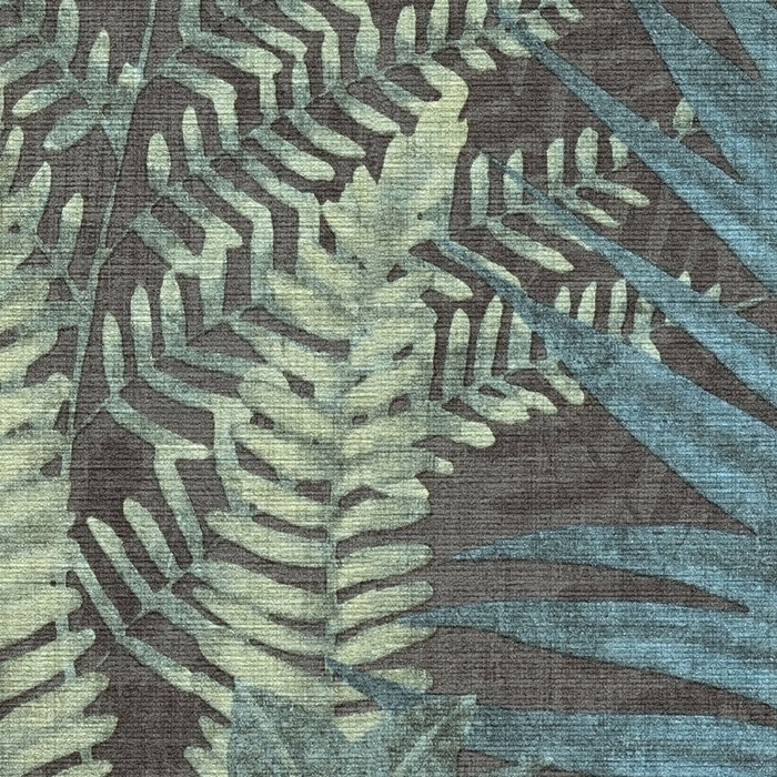 Jungle Ferns - Blue