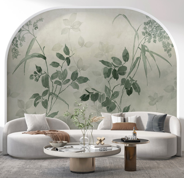 Mural - Gilded Leaves (Per Sqm)