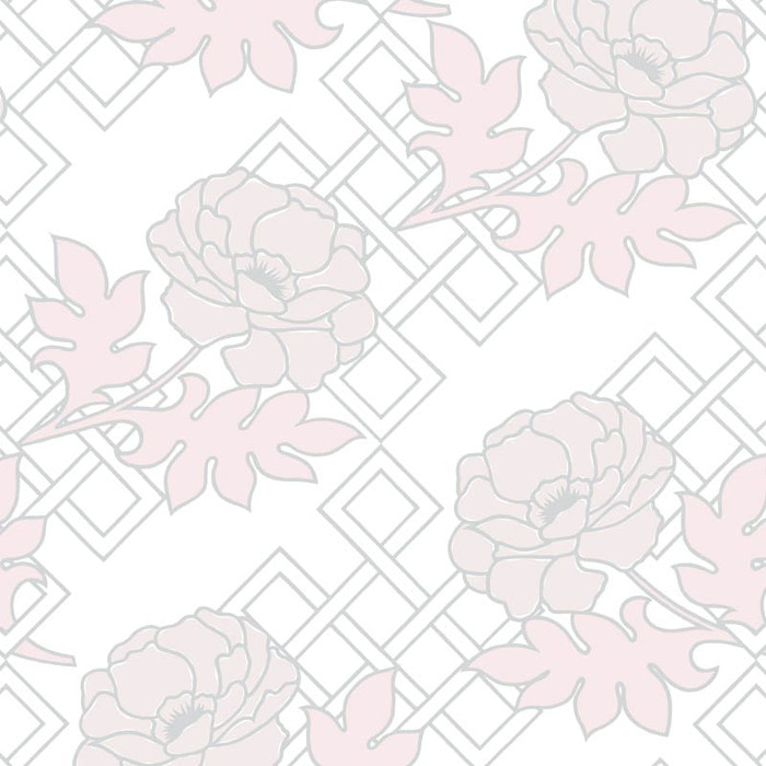 Large Floral Trellis - Sugar