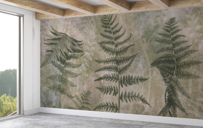 Mural - Burnished Fernery (Per Sqm)