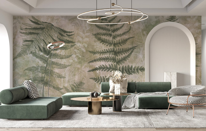 Mural - Burnished Fernery (Per Sqm)