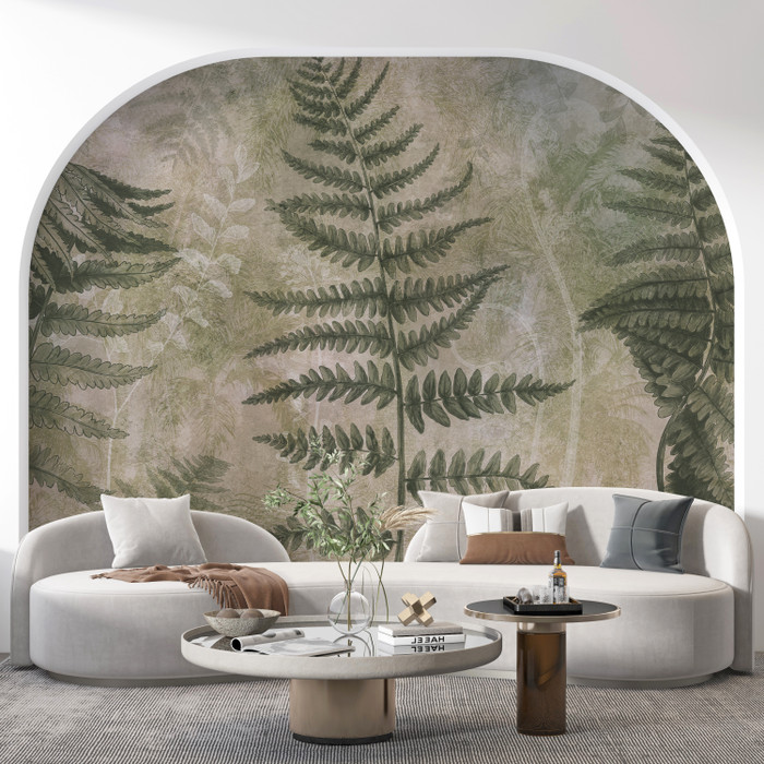 Mural - Burnished Fernery (Per Sqm)