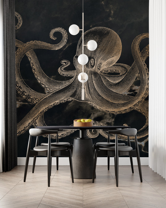 Mural - Giant Pacific Octopus (Per Sqm)