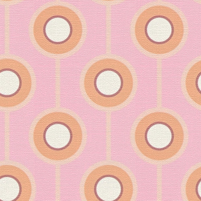 Retro Dots - Pink / Orange
