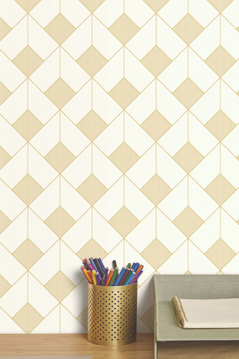 Square - Blanc / Gold