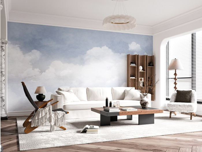 Mural - Blue Clouds (Per Sqm)