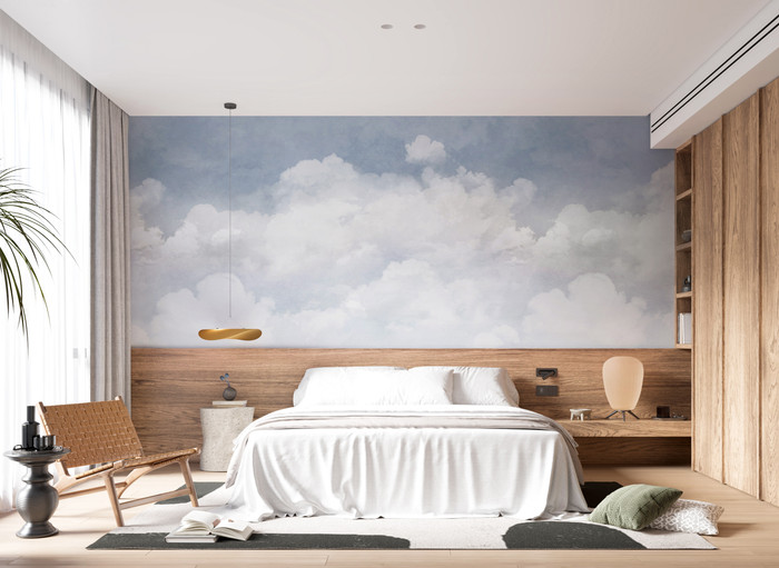 Mural - Blue Clouds (Per Sqm)