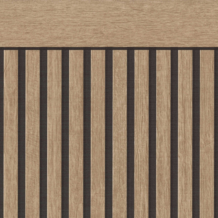 Wainscot Panelling - Black / Brown