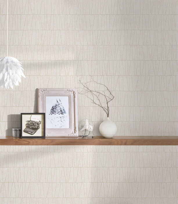 Variegation - Metallic White / Gold