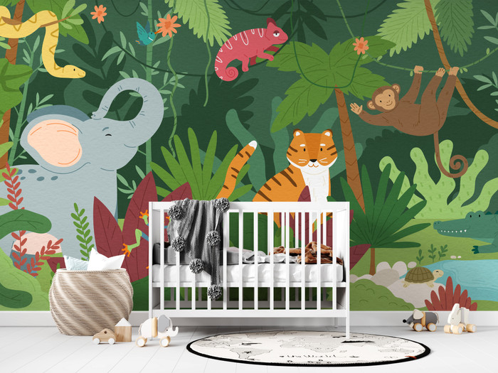 Mural - Jungle Scene (Per Sqm)