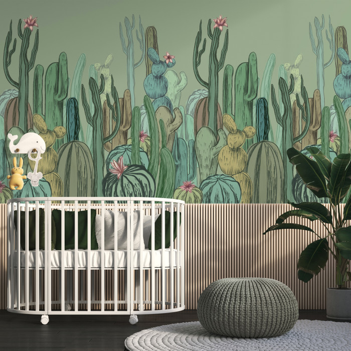 Mural - Cactus Green (Per Sqm)