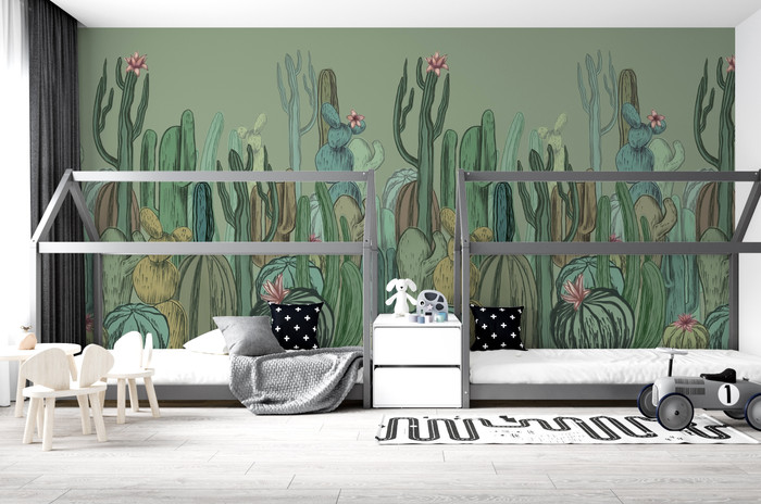 Mural - Cactus Green (Per Sqm)