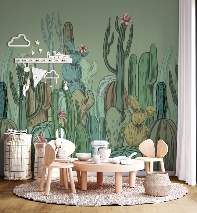 Mural - Cactus Green (Per Sqm)