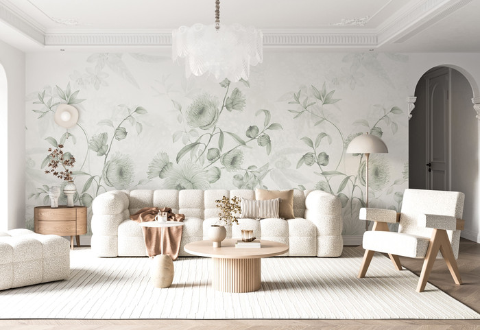 Mural - Flora & Fauna Sage (Per Sqm)