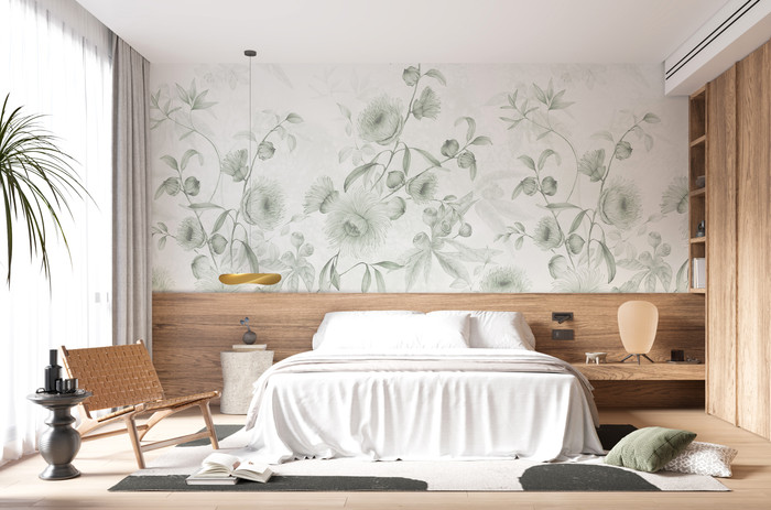 Mural - Flora & Fauna Sage (Per Sqm)