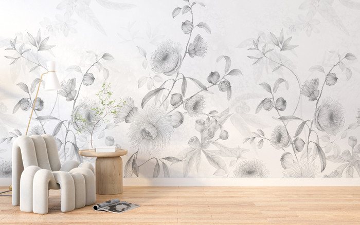 Mural - Flora & Fauna Pencil (Per Sqm)