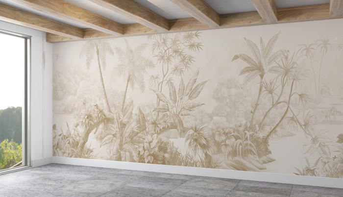 Mural - Jungle Dream Sand (Per Sqm)