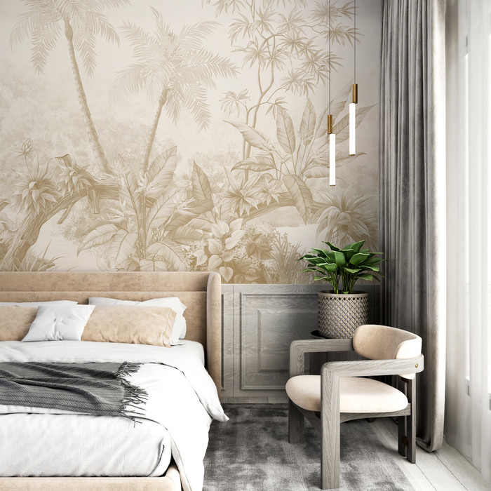 Mural - Jungle Dream Sand (Per Sqm)