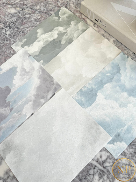 Cumulus Clouds - Pale Grey