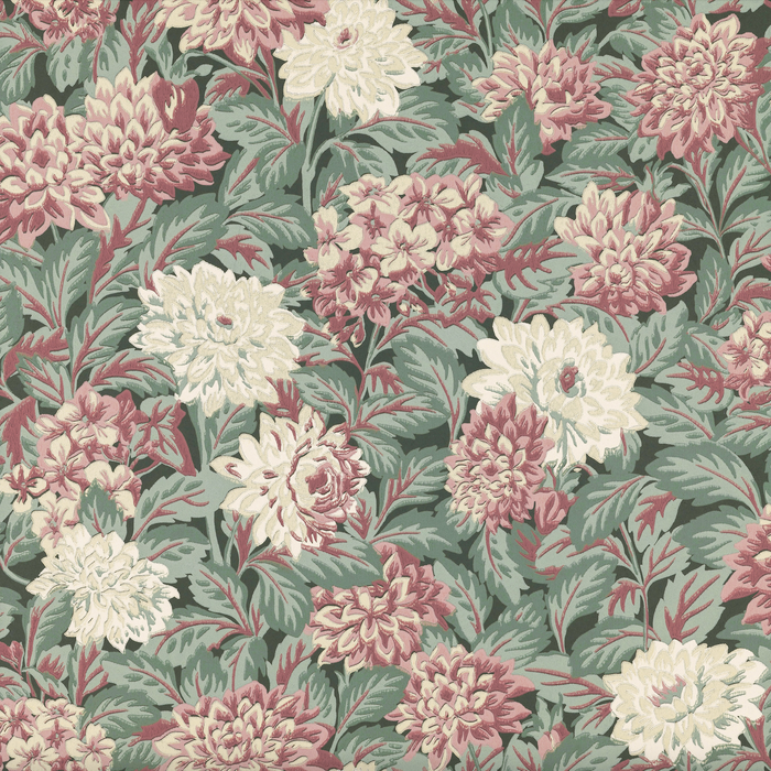 Dahlia - Green / Pink