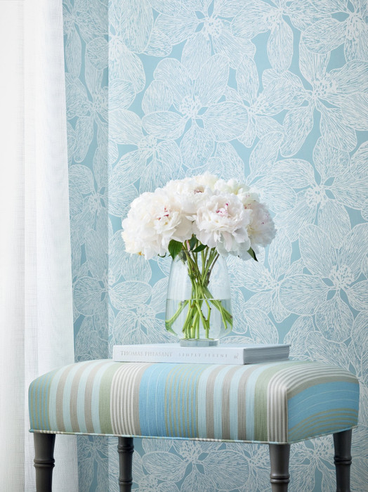 Island Orchid - Navy Blue