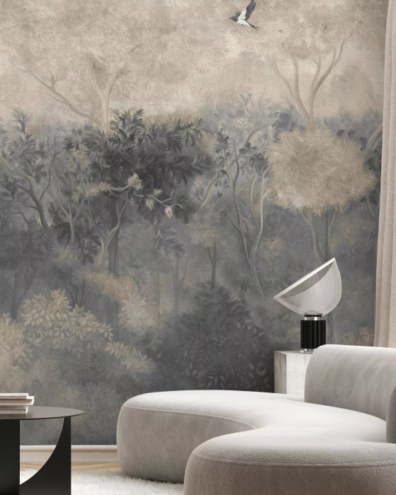 Mural - Romantic Landscape Beige (Per Sqm)
