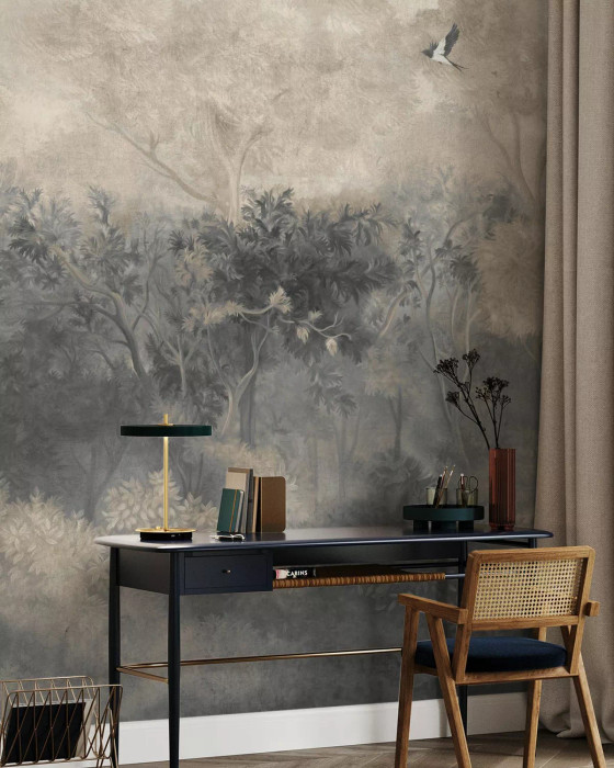 Mural - Romantic Landscape Beige (Per Sqm)