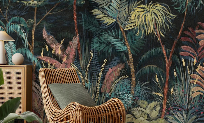 Mural - Dark Verdure (Per Sqm)