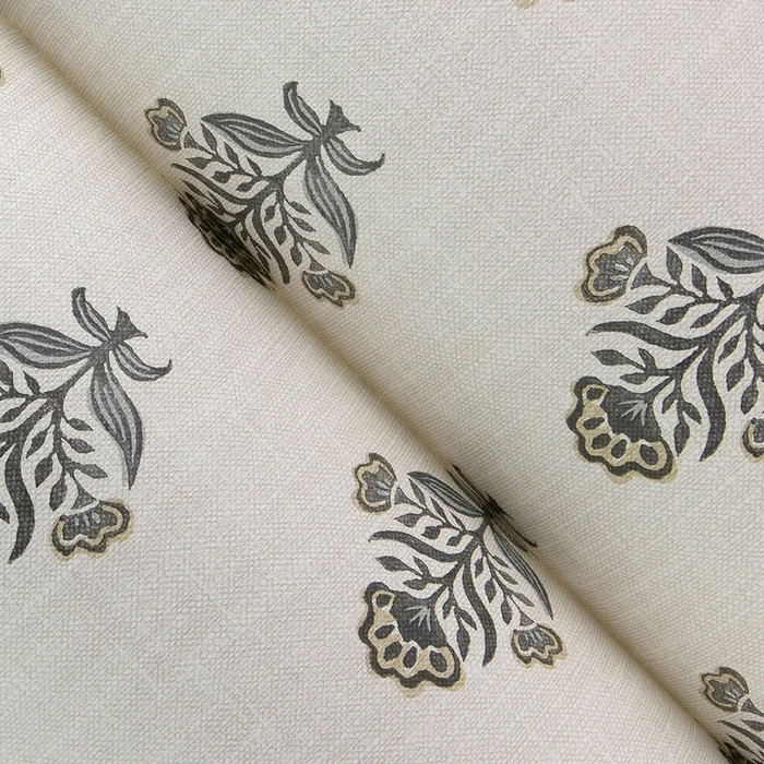 Hollyhock - Ivory / Black